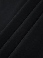 Contrast Trim Cutout Long Sweater Dress