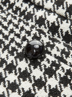 Wool-Blend Checked Mini Skirt