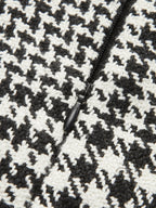 Wool-Blend Checked Mini Skirt