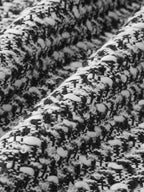 Button Down Tweed Boucle Maxi Skirt
