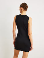 Cut-Out Halter Dress