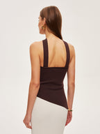 Halter Neck Knit Top