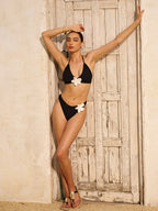 Crochet Flower Bikini Set