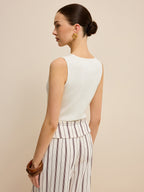 Cut-Out Tank Top