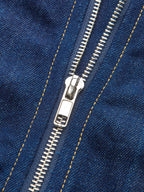 Strapless Denim Mini Dress with Decor Pockets