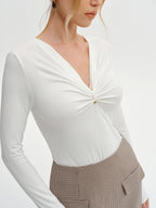 Long Sleeve V-Neck T-Shirt