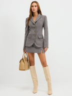 Pinstripe Tailored Blazer
