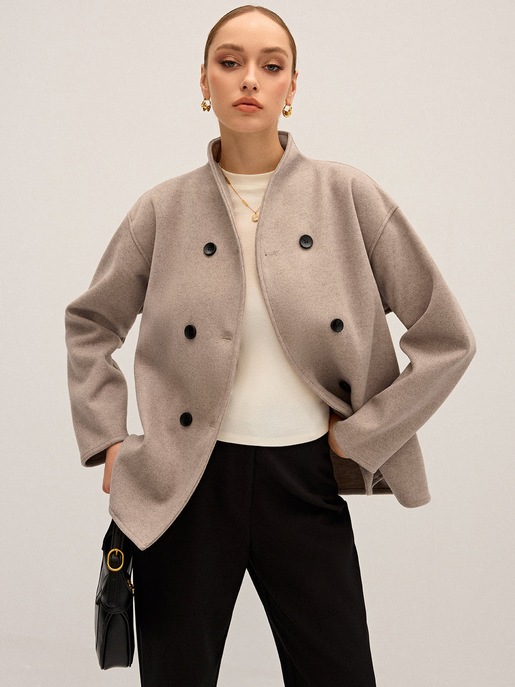 Oversized Button-Down Jacket