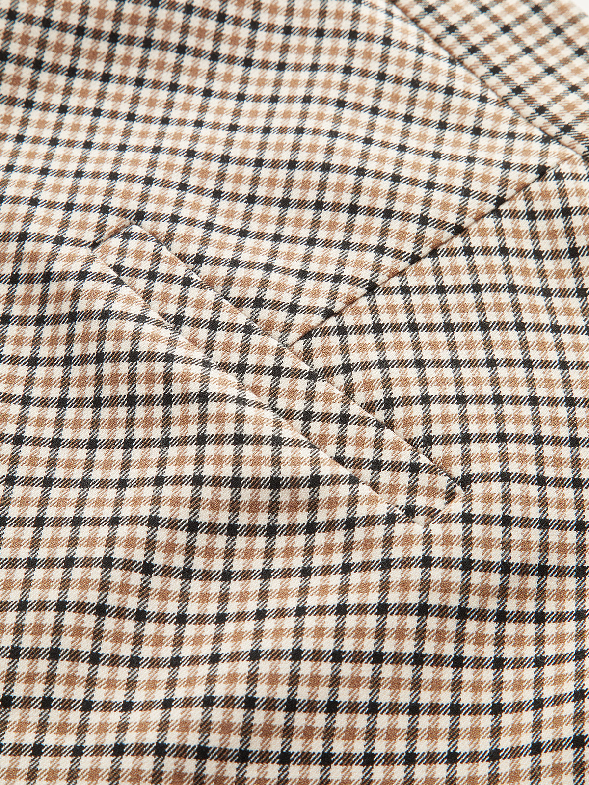 Checked Mini Skirt
