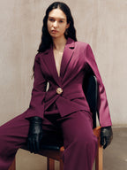 Metal Detail Tailored Blazer