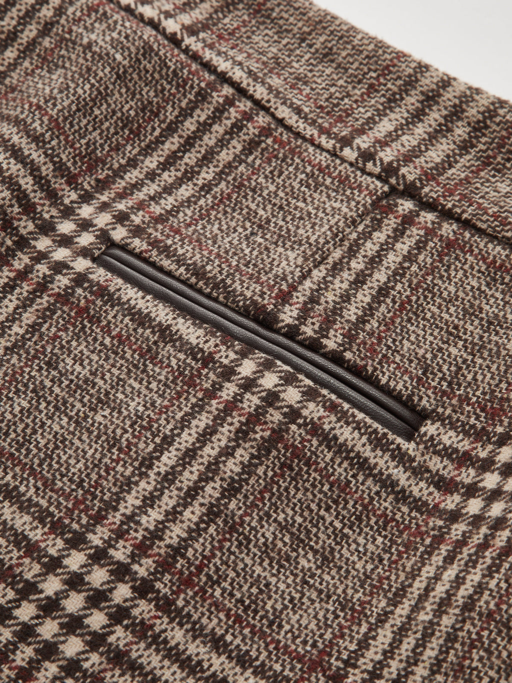 Plaid Tweed Mini Skirt