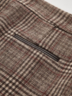 Plaid Tweed Mini Skirt