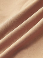 Deep V-Neck Buckle Detail Long Sleeve Bodysuit