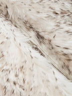 Belted Faux Fur Sleeveless Vest