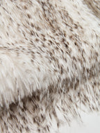 Belted Faux Fur Sleeveless Vest