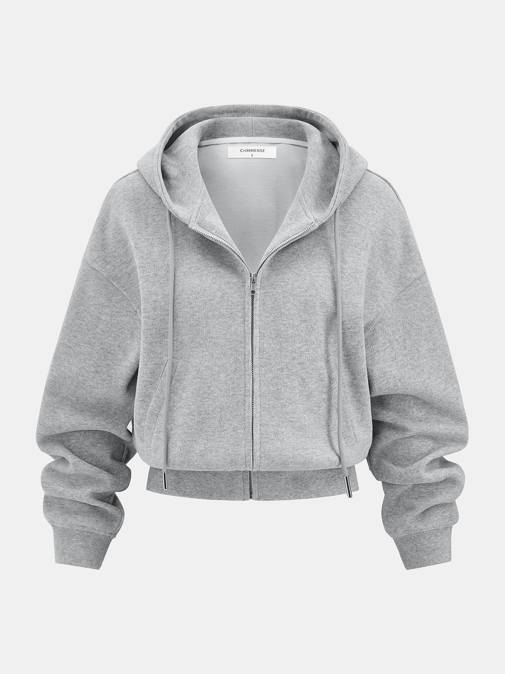 Cotton-Blend Zip-Up Hoodie