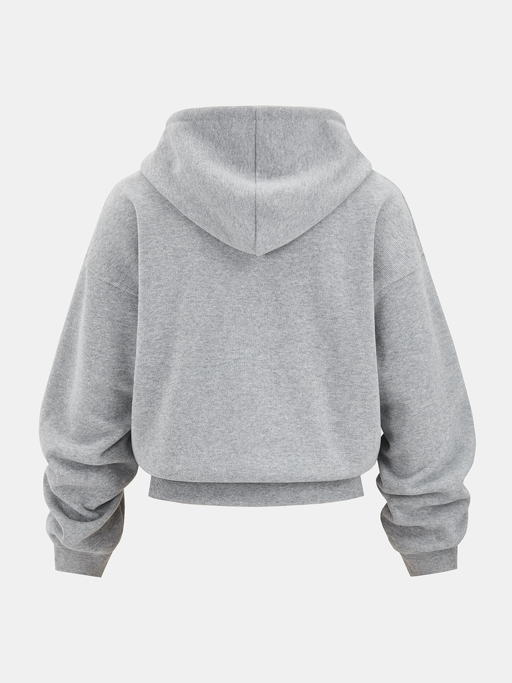 Cotton-Blend Zip-Up Hoodie