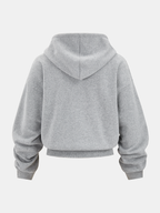 Cotton-Blend Zip-Up Hoodie