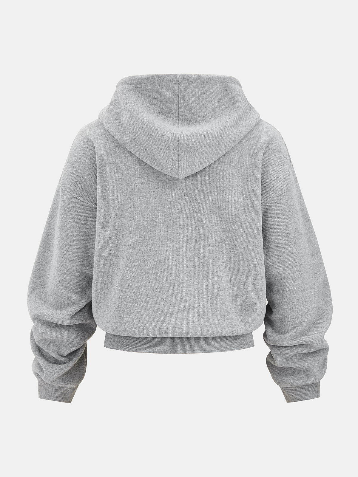 Cotton-Blend Zip-Up Hoodie