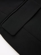 Sleeveless Belted Blazer Vest