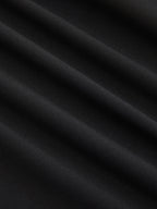 Color Block Metal Detail Midi Skirt