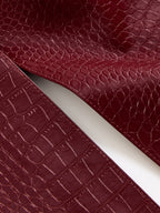 Belted Crocodile-Embossed Blazer