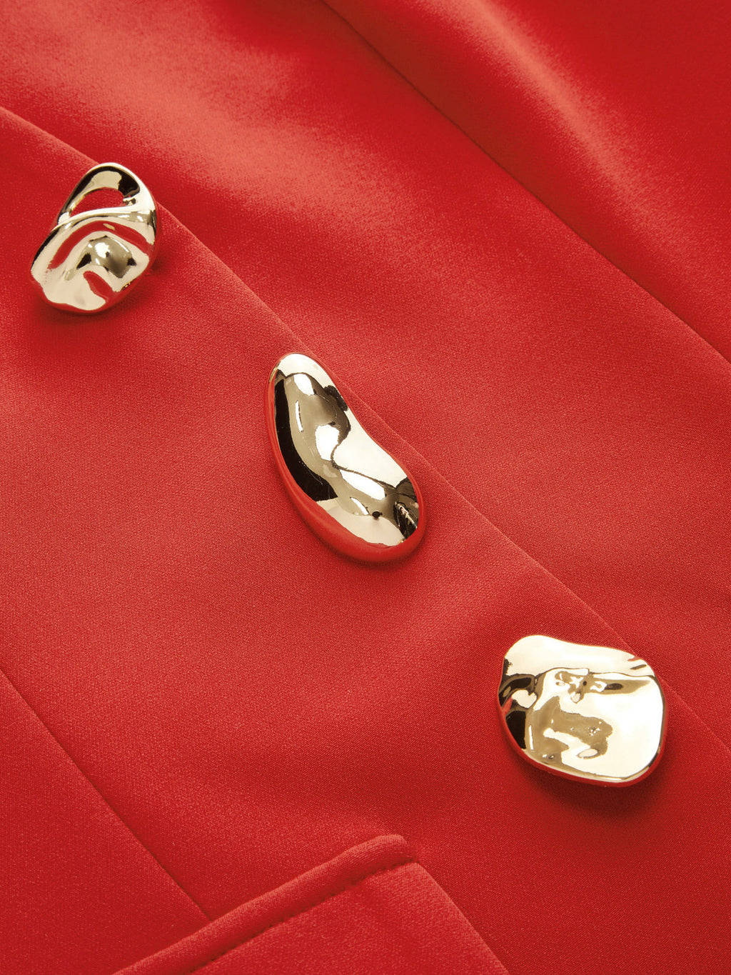 Metal Detail Sleeveless Blazer Vest