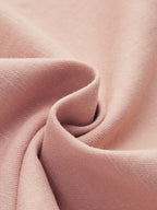 Linen Cotton Bow Detail Maxi Skirt