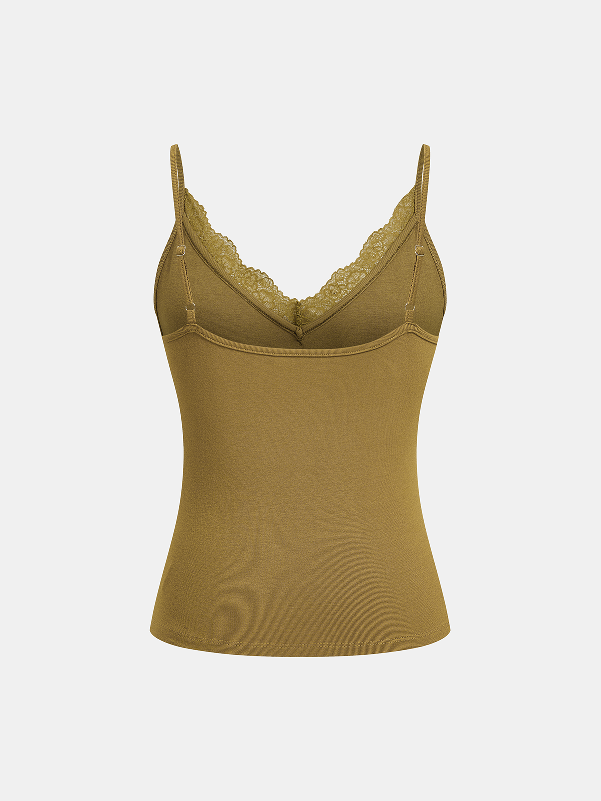 Lace Trim V-Neck Cami Top