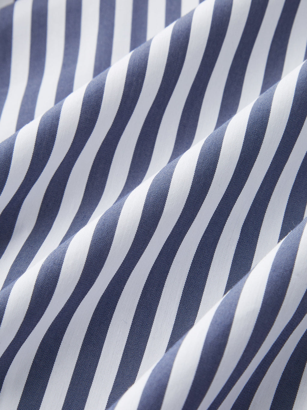Cotton Blend Striped Tie-Neck Bodysuit