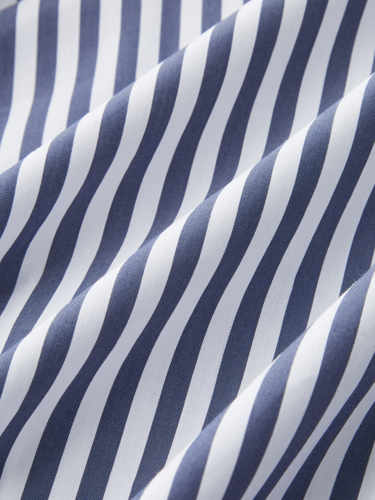 Cotton Blend Striped Tie-Neck Bodysuit