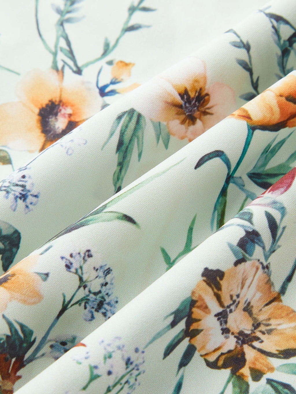 Floral Print Tie Wrap Mini Skirt