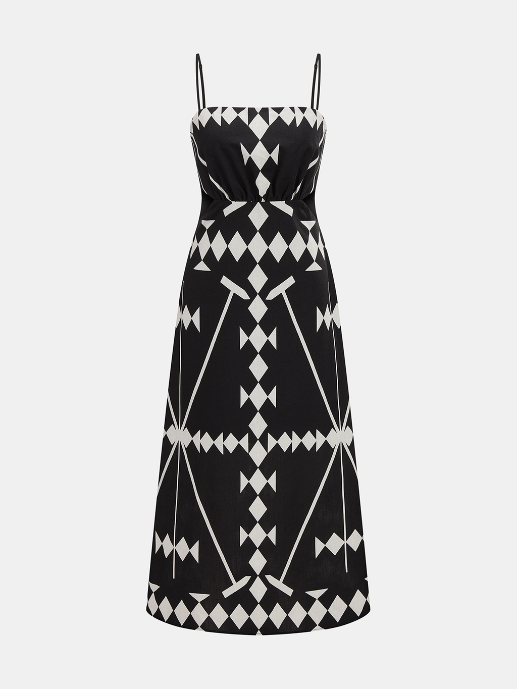 Geometric Print Cami Maxi Dress