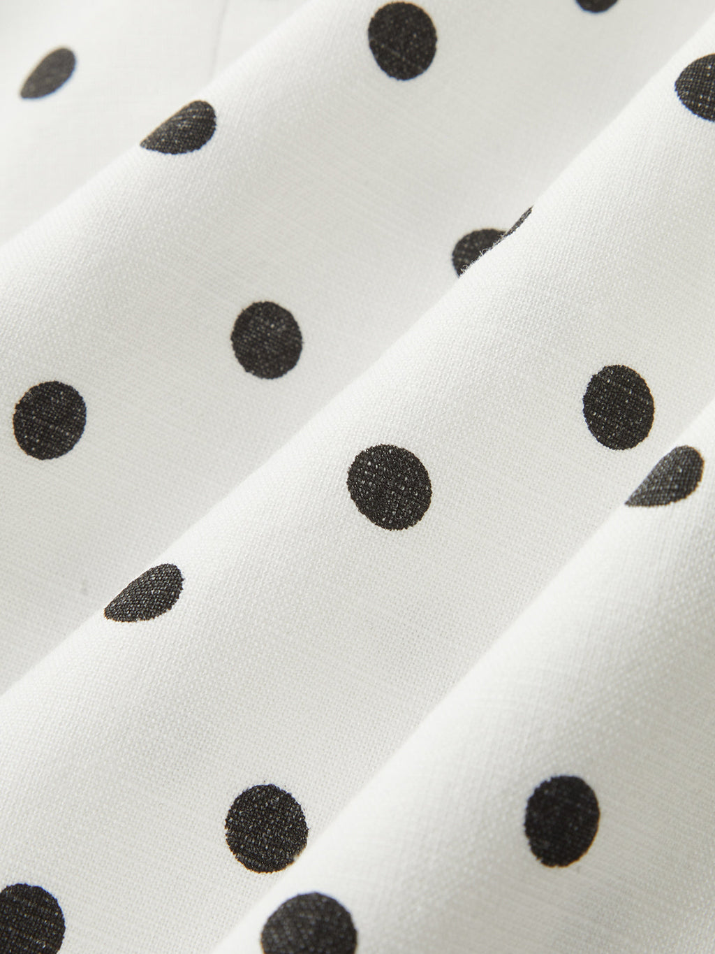 Polka Dot Halter Decorative Button Tie-Back Top