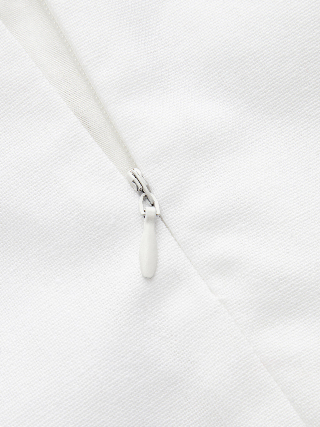 Cotton Linen Twisted Slit Midi Skirt