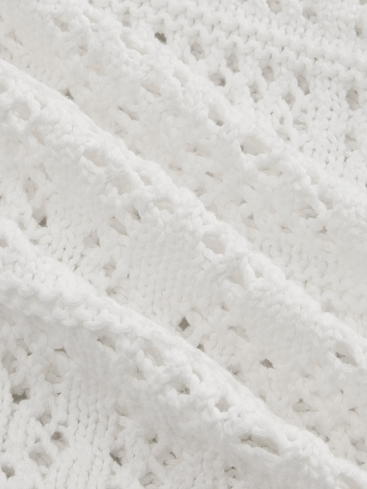Frog Button Crochet Knit Short Sleeve Top