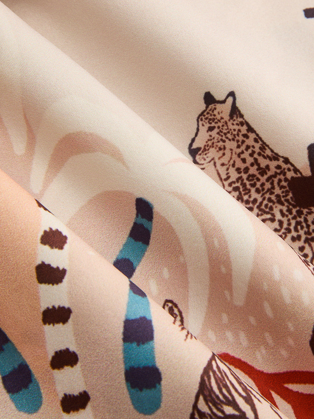 Animal Print Tie-Waist Wrap Skort