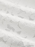 Lace Frog Button Halter Top