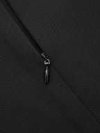 Tie Detail Contrast Piping Sleeveless Blouse