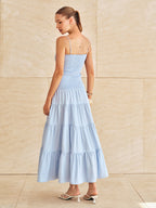 Smocked Tiered Cami Maxi Dress