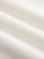 Butterfly Embroidery Keyhole Ribbed Knit Top