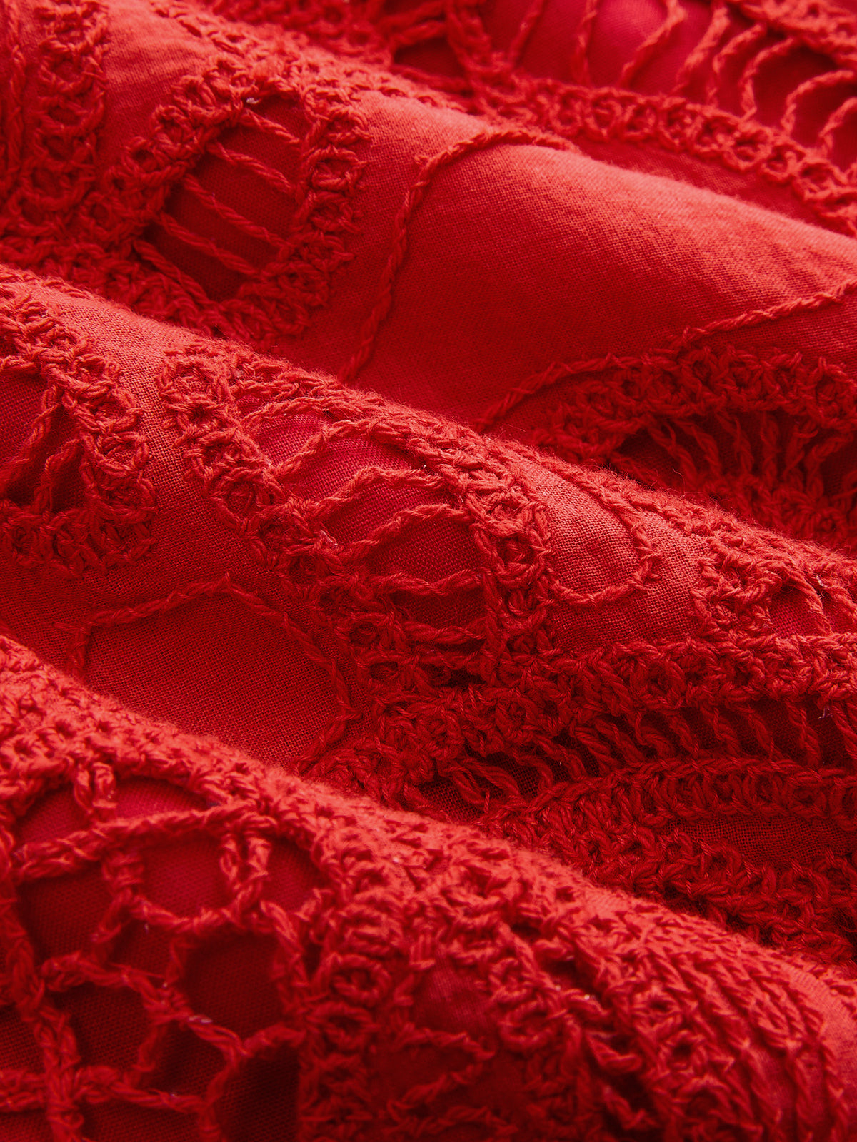 Eyelet Embroidery Wrap Mini Skirt