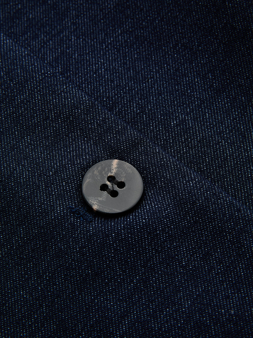 Faux Denim Tailored Vest