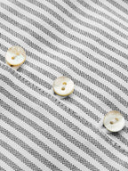 Striped Lace Trim Button-Front Tank Top