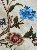 Floral Embroidered Linen Blend Vest