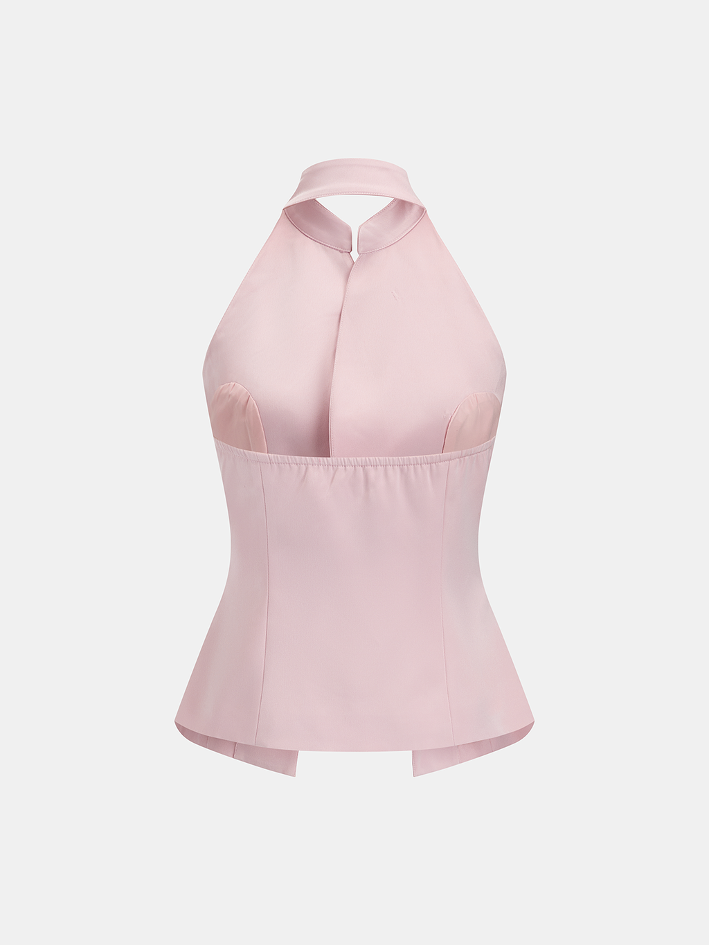 Mandarin Collar Two-Piece Pants Set
