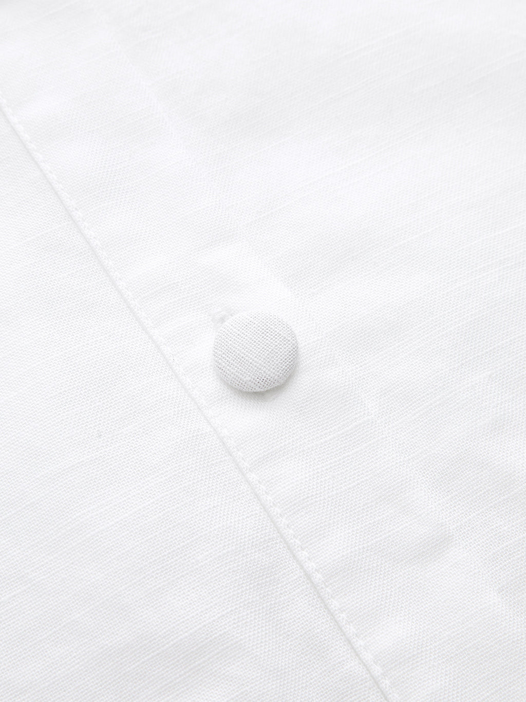 Sleeveless Sailor Collar Cotton Linen Midi Dress
