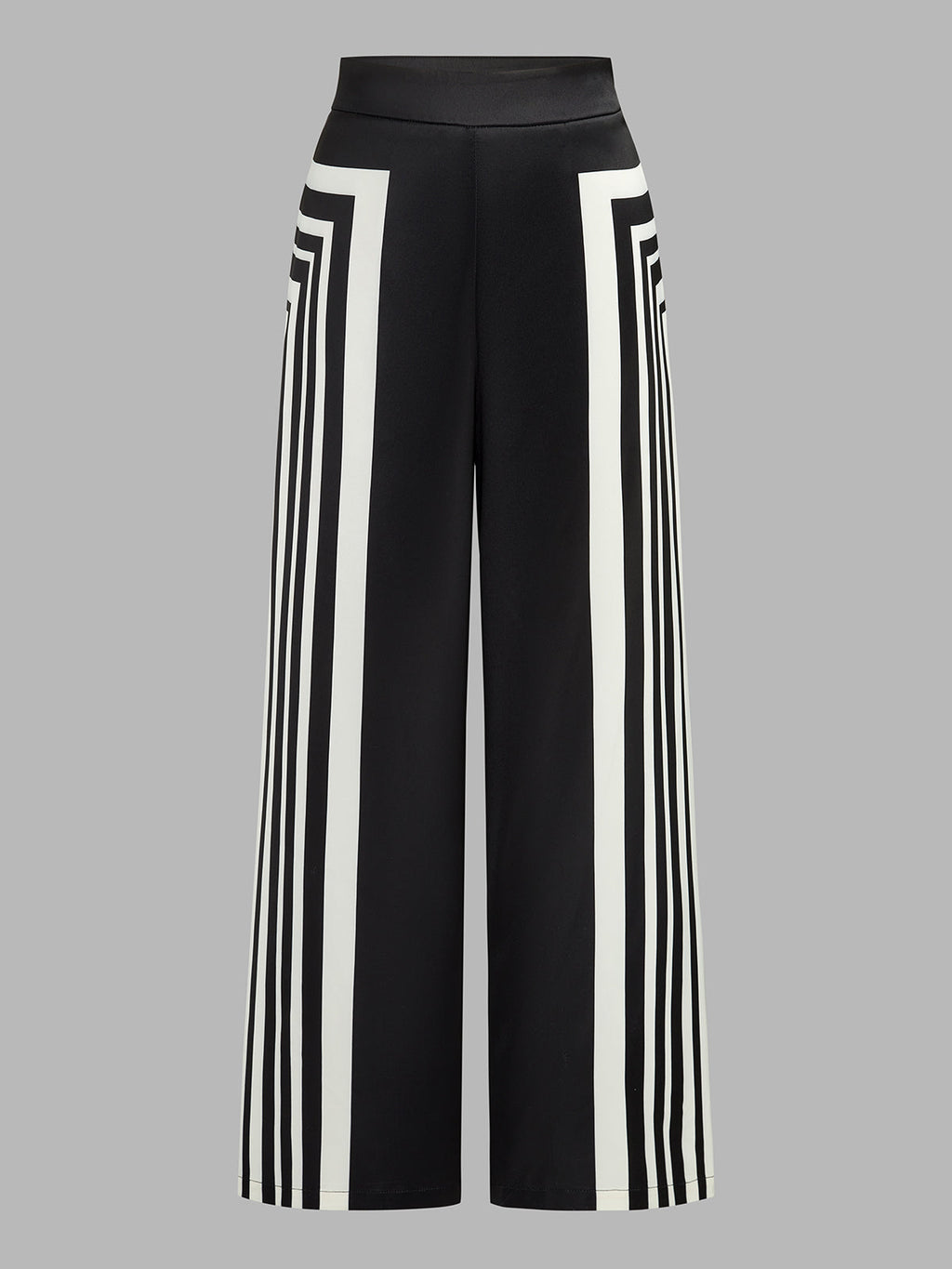 Graphic Stripe Halter Top & Pants Set