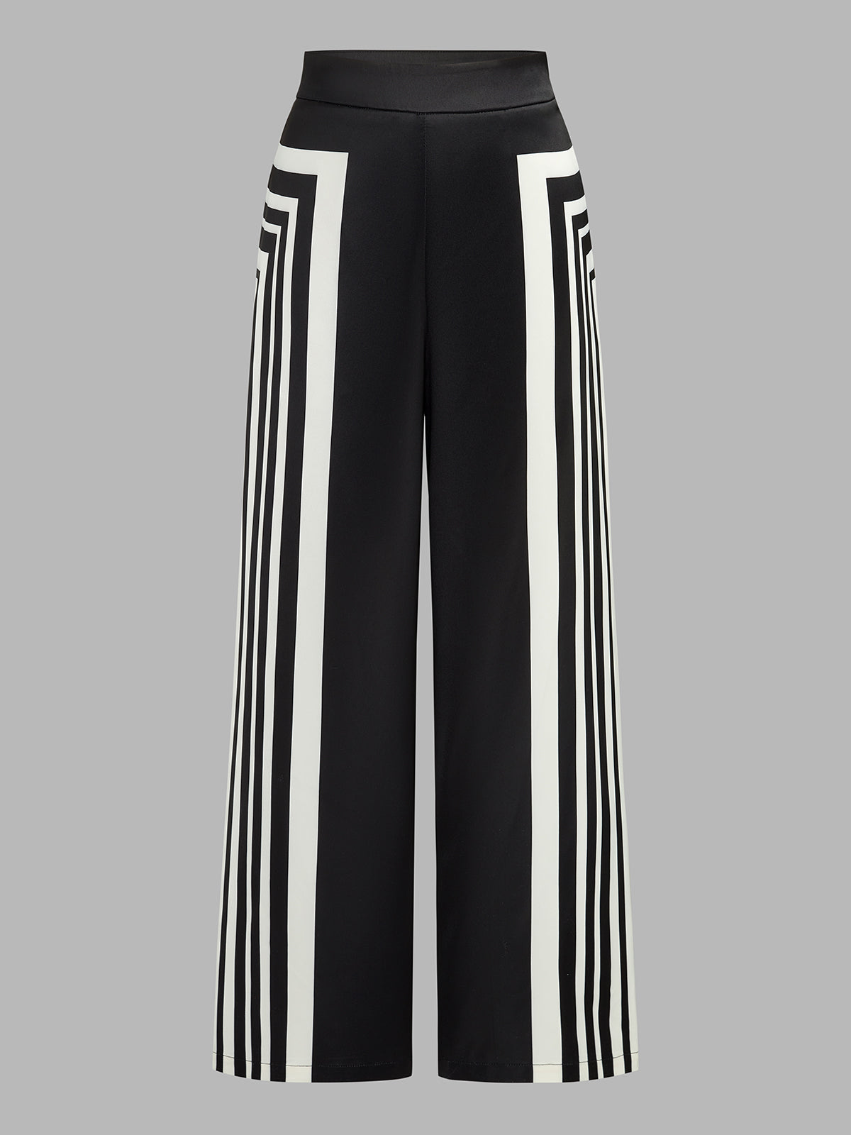 Graphic Stripe Halter Top & Pants Set