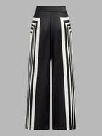 Graphic Stripe Halter Top & Pants Set